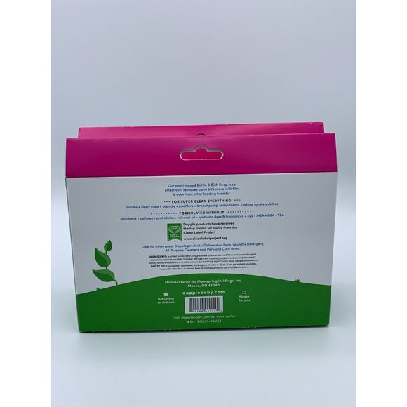 Lot of 2 Dapple baby bottle and dish soap (6 bottles) NEW IN BOX - Picture 3 of 5